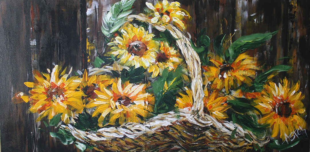 豐收一籃炙燒濃烈的綻放(Summer Passion in A Basket)